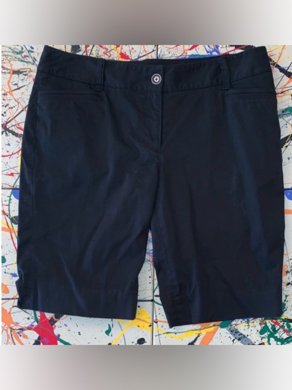 WHITE HOUSE BLACK MARKET “Slim” Bermuda Shorts.